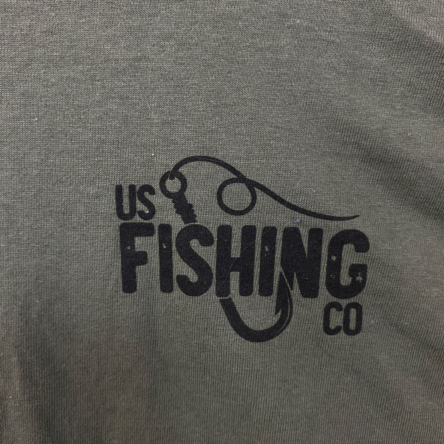 U.S. Fishing Company Logo T-Shirt Medium