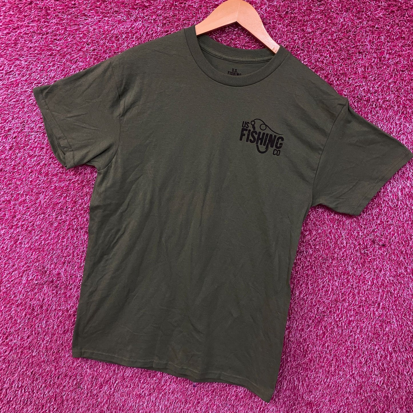 U.S. Fishing Company Logo T-Shirt Medium