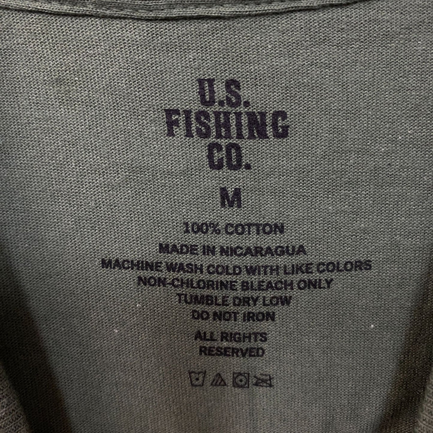 U.S. Fishing Company Logo T-Shirt Medium