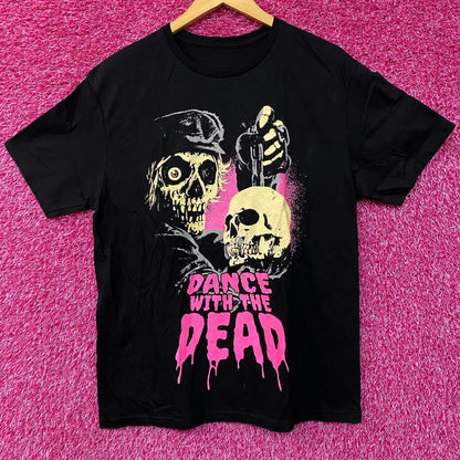 Dance With The Dead Dark Synthwave Band T-Shirt Large