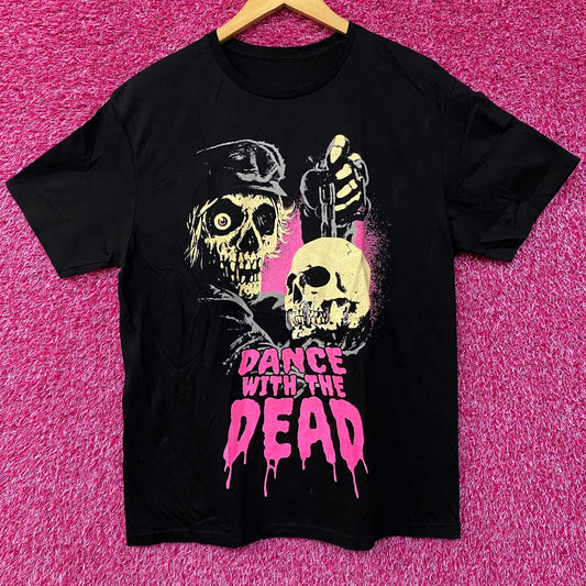 Dance With The Dead Dark Synthwave Band T-Shirt Large