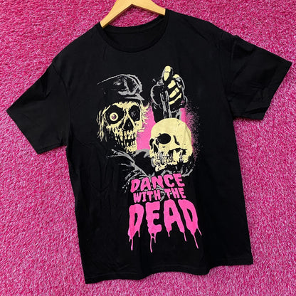 Dance With The Dead Dark Synthwave Band T-Shirt Large