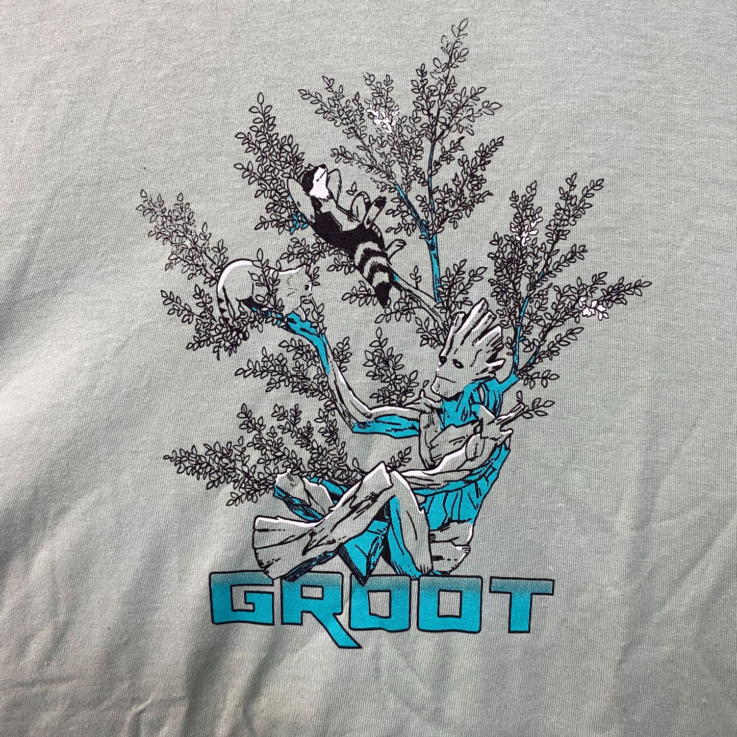 Marvel Guardians of the Galaxy Groot Comic Story Tonal T-Shirt SM