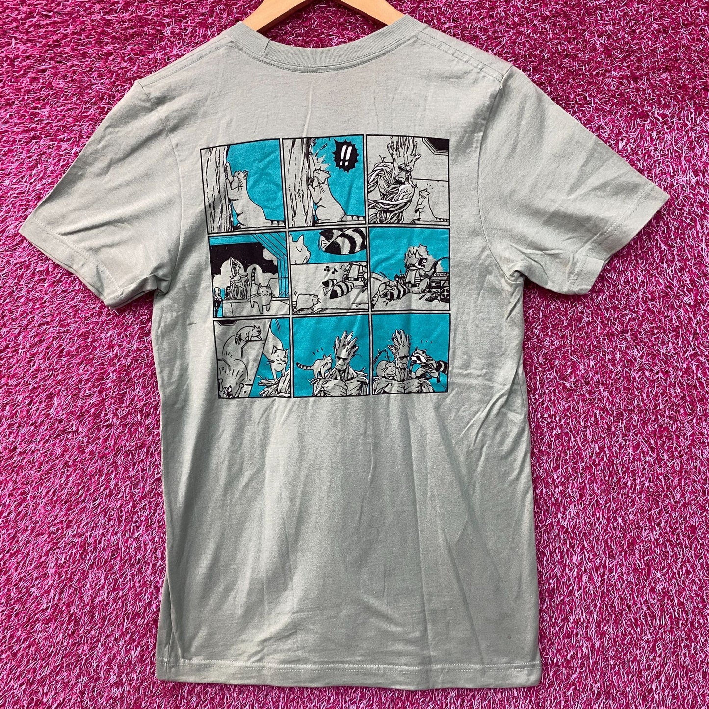 Marvel Guardians of the Galaxy Groot Comic Story Tonal T-Shirt SM