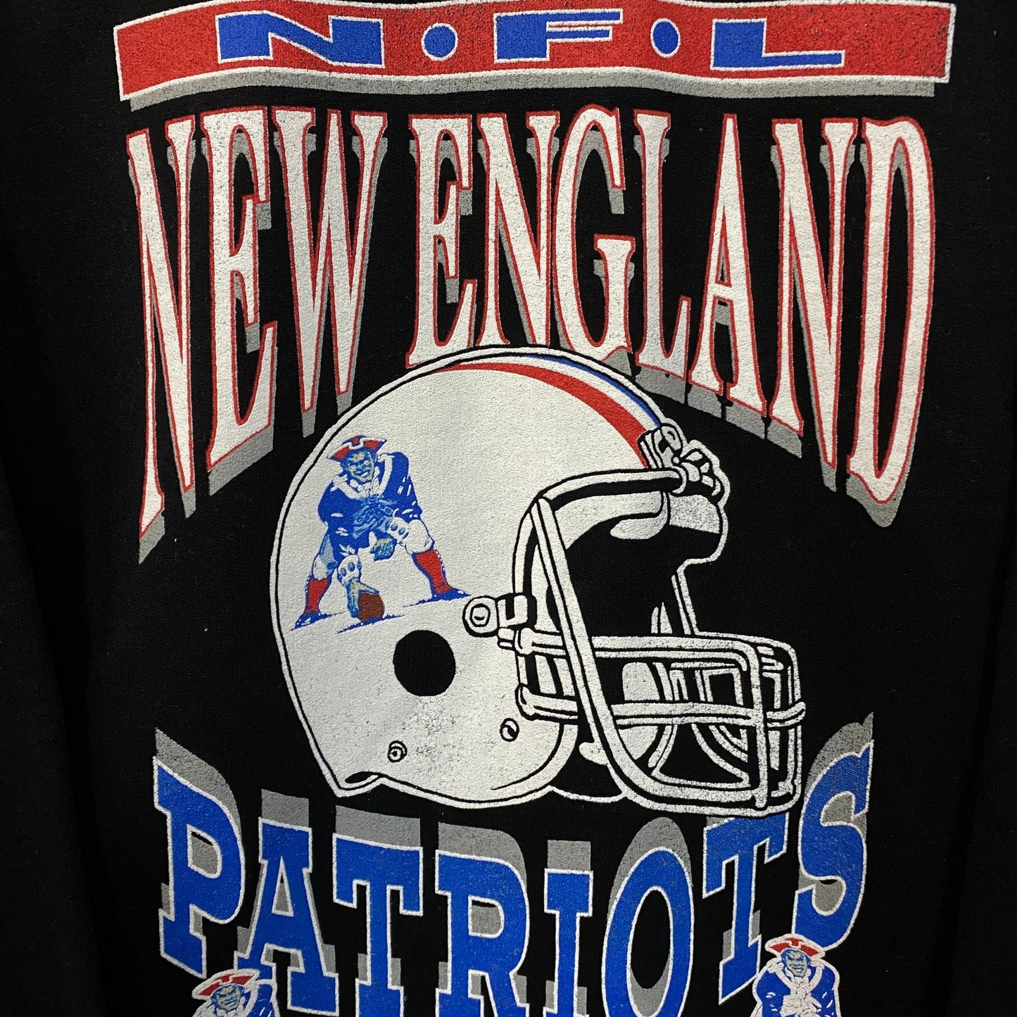 Junk Food Clothing New England Patriots Crewneck Sweatshirt Small
