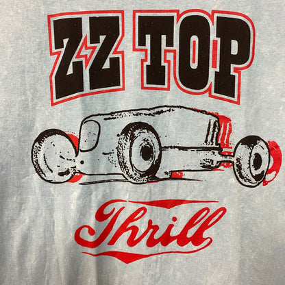 ZZTop Hot Rod Car Thrill Blue T-Shirt XL