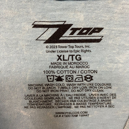 ZZTop Hot Rod Car Thrill Blue T-Shirt XL