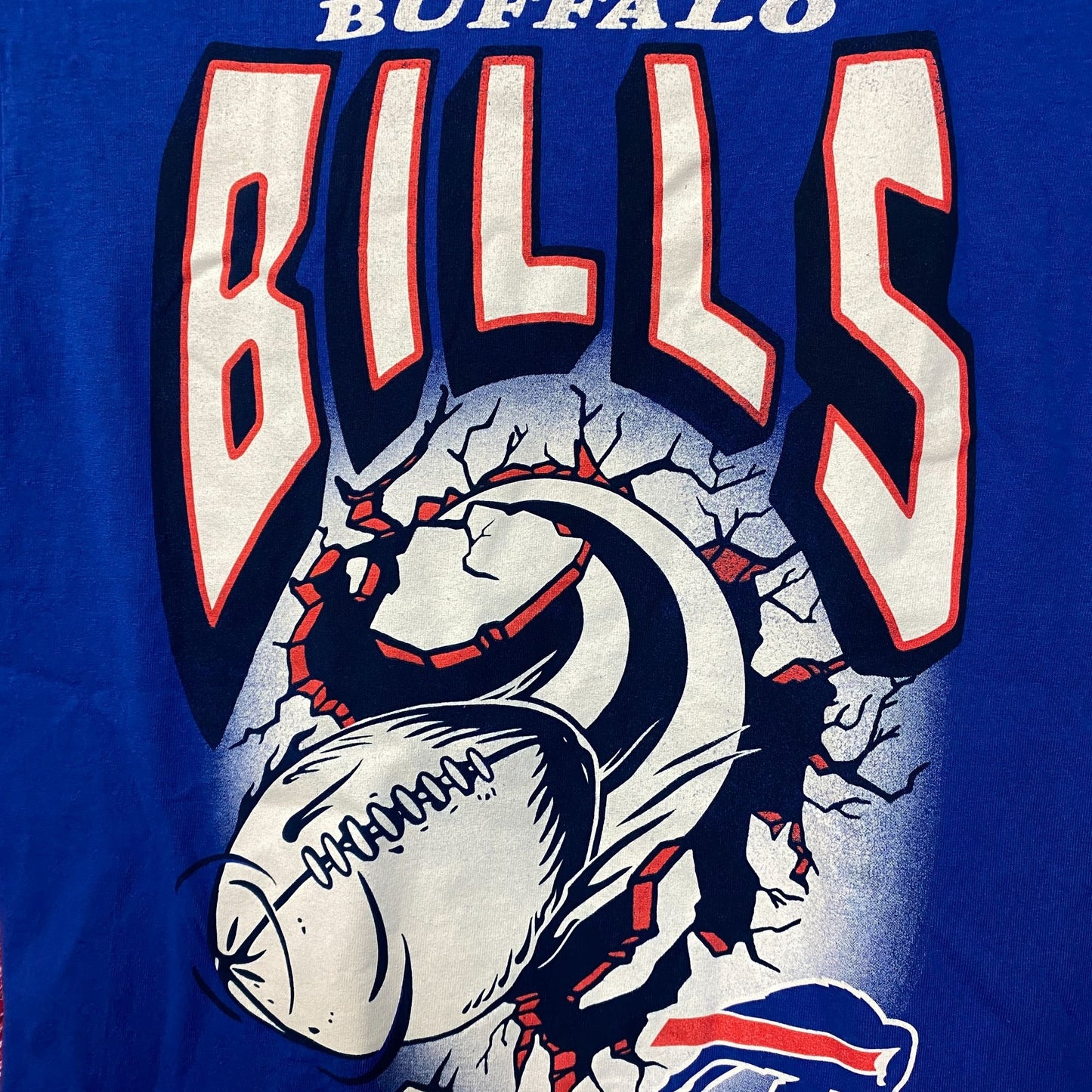 Junk Food NFL Buffalo Bills Blue Logo T-Shirt XS