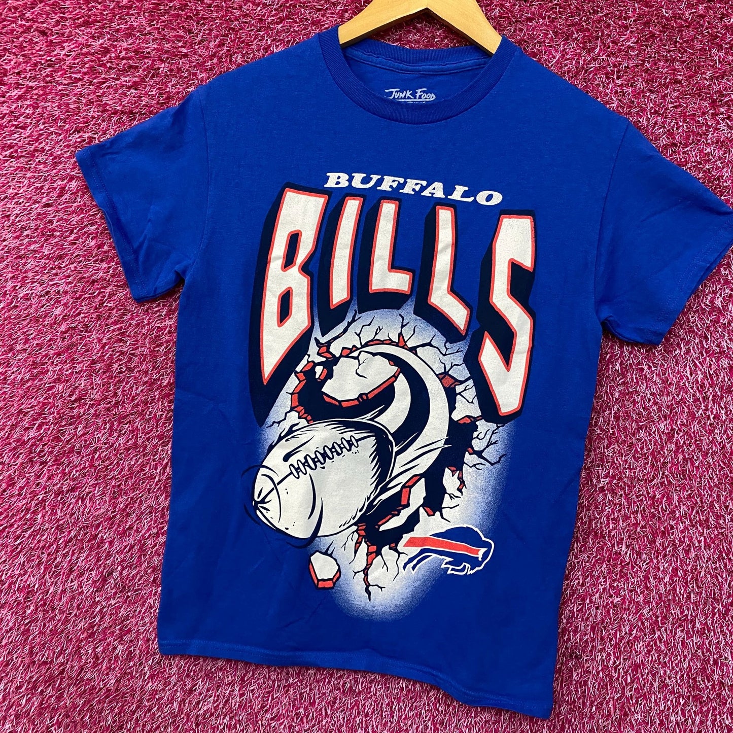 Junk Food NFL Buffalo Bills Blue Logo T-Shirt XS