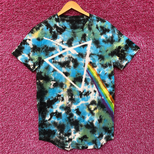 Pink Floyd Dark Side of the Moon Womens Tie dye Tee size M