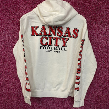 Junk Food Clothing Kansas City Chiefs White Hoodie XS