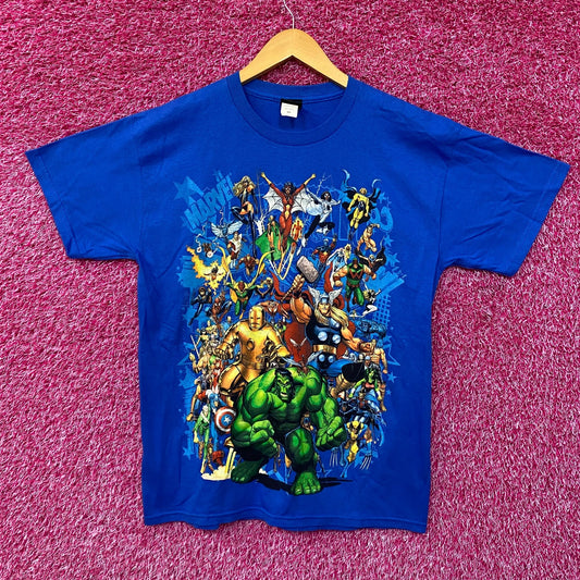 Marvel Character Collage Tshirt size medium