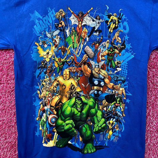 Marvel Character Collage Tshirt size medium
