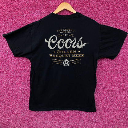 Junk Food Coors Golden Banquet Graphic T-Shirt Large