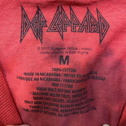 Def Leppard Pyromania 83 US Tour Tie Dye Long Sleeve T-Shirt Medium