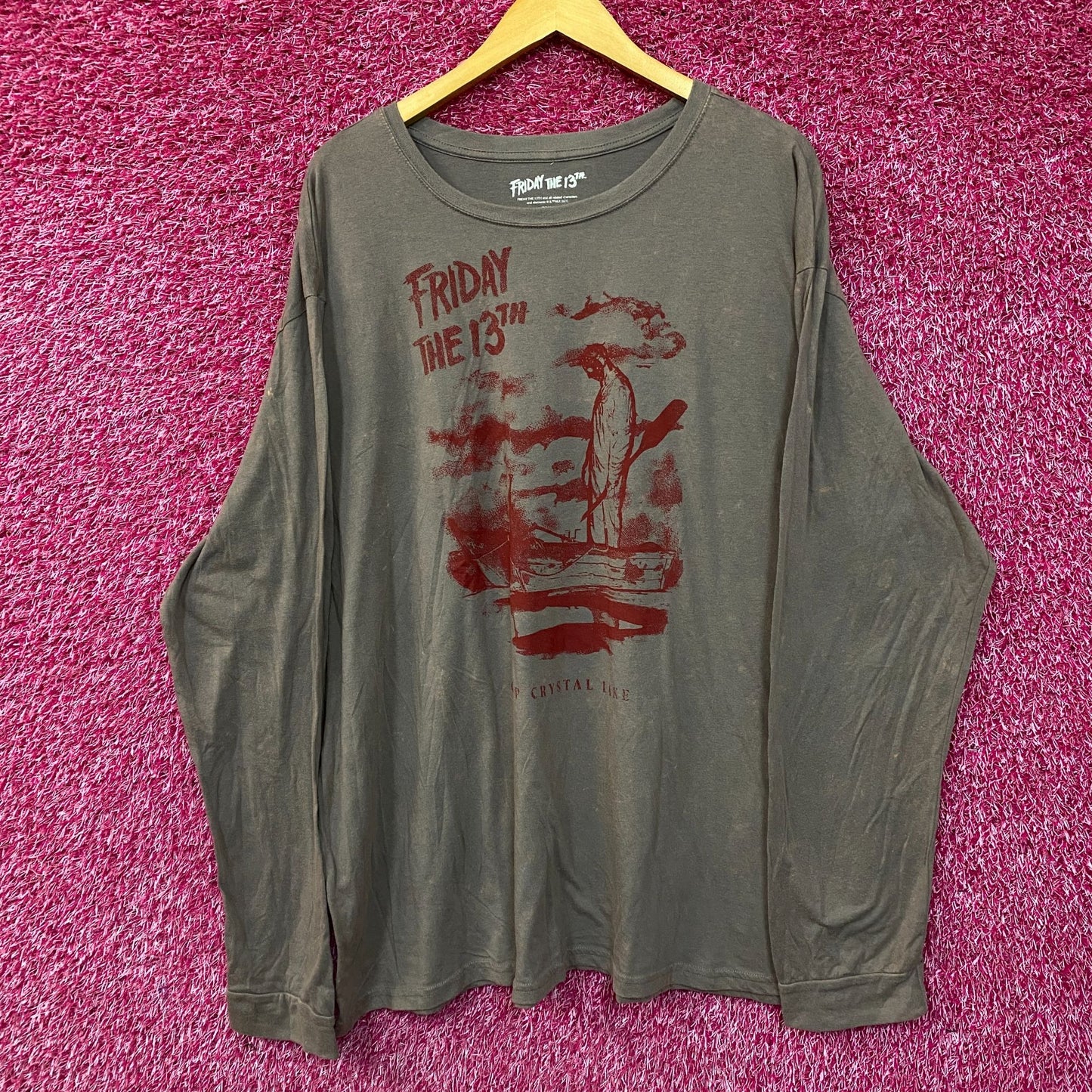 Friday The 13th Jason Voorhees Camp Crystal Lake Long Sleeve 2XL