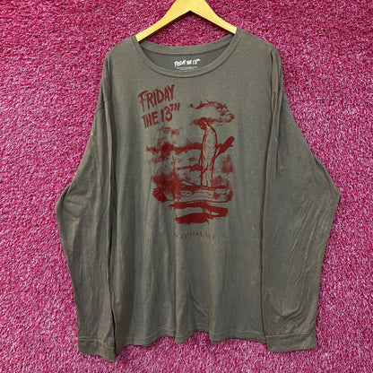 Friday The 13th Jason Voorhees Camp Crystal Lake Long Sleeve 2XL