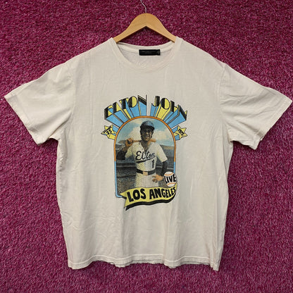 Elton John "Live in Los Angeles 1975" Graphic Women's T-Shirt 2XL