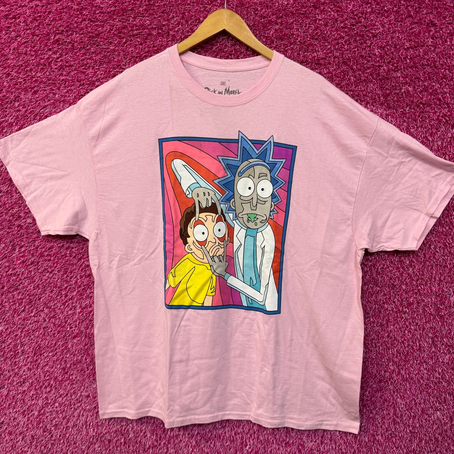 Rick and Morty Eye Pull T-shirt size 2XL