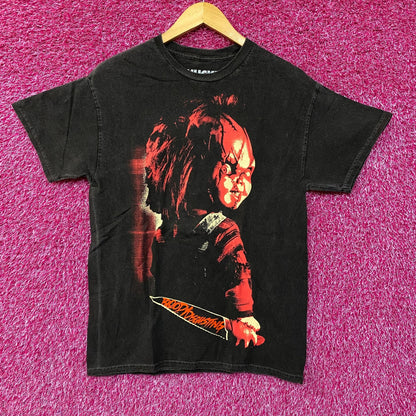 Bloody Disgusting Chucky A Maniac Every Kids Grows Up To Fear T-Shirt Medium