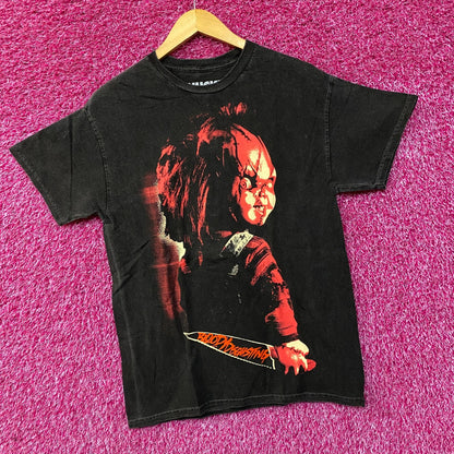 Bloody Disgusting Chucky A Maniac Every Kids Grows Up To Fear T-Shirt Medium
