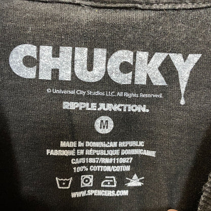 Bloody Disgusting Chucky A Maniac Every Kids Grows Up To Fear T-Shirt Medium