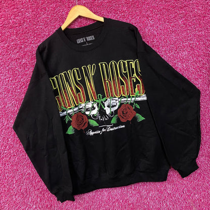 Guns N' Roses Appetite For Destruction Rock Band Crewneck Sweatshirt Large