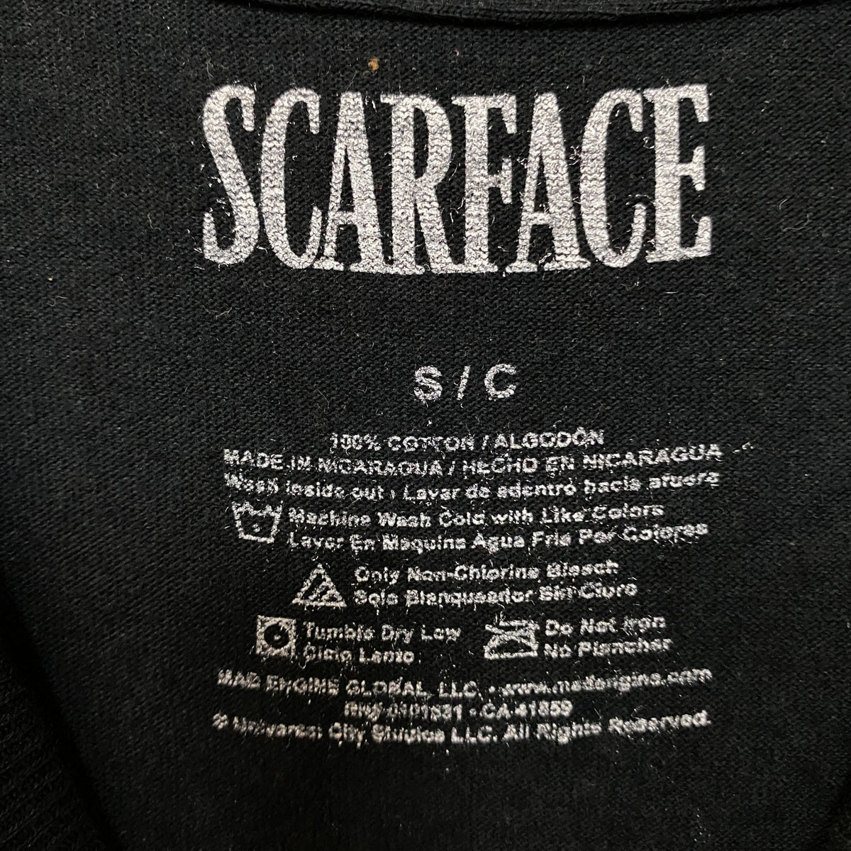 Scarface Tony Montana Movie Promo Tshirt size Small