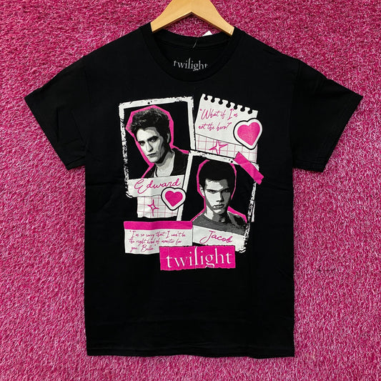 The Twilight Saga Scrapbook Style Graphic T-Shirt Small