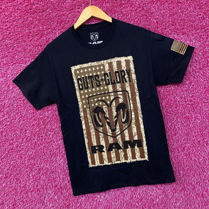 Dodge Rams Guts n Glory Classic Car Tshirt Size Small