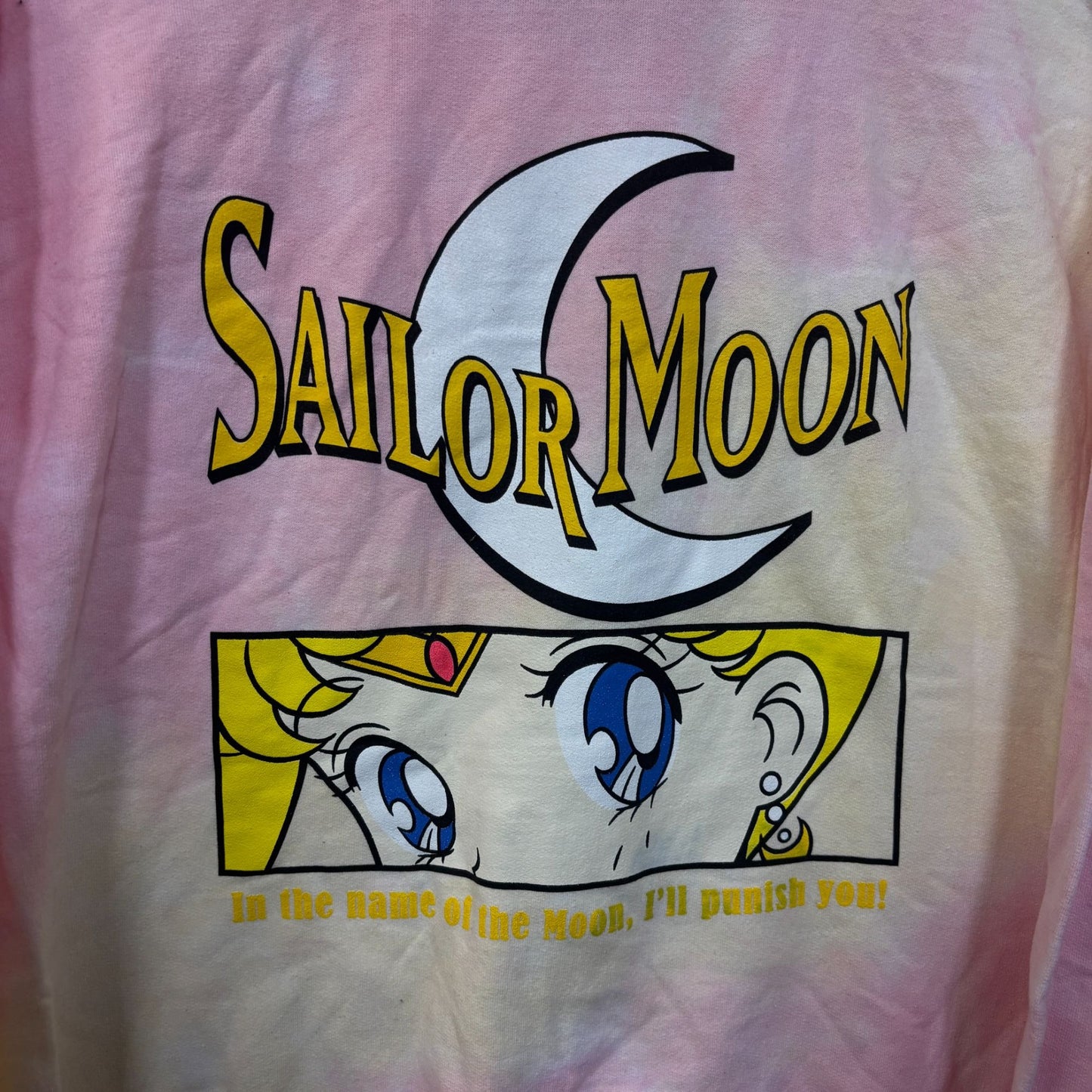 Sailor Moon Usagi Eyes Pretty Guardian Tie Dye Crewneck S