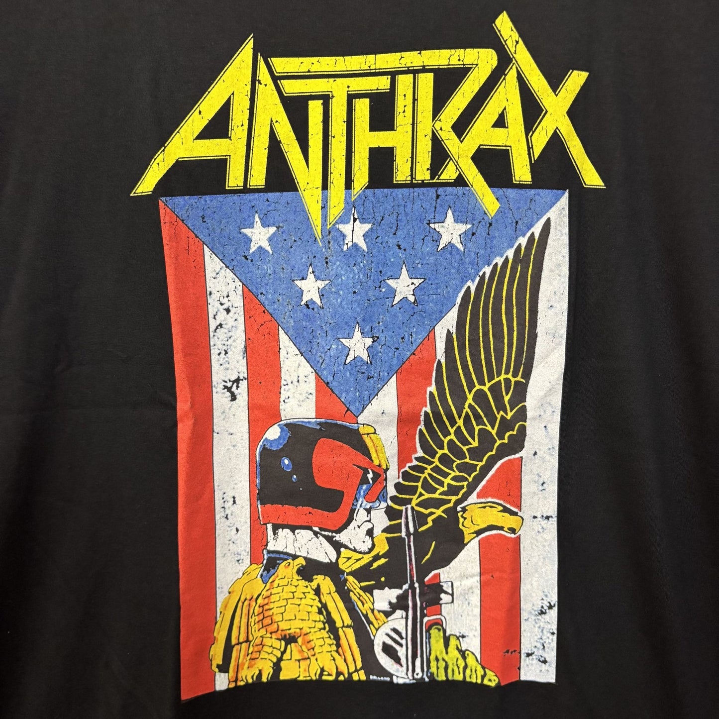 Anthrax Eagle Black T-Shirt XL
