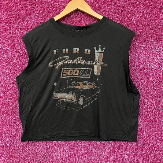 Junk Food Clothing Ford Galaxie 500 XL Vintage Style Graphic Women's Tissue Tank Large
