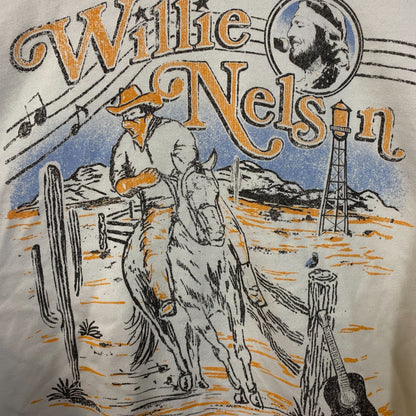 Willie Nelson Blue Skies Graphic Sweatshirt Large