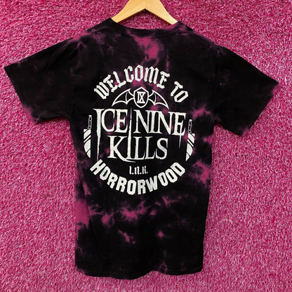 Ice Nine Kills " Welcome to Horrorwood" Tie Dye Metalcore T-Shirt Small