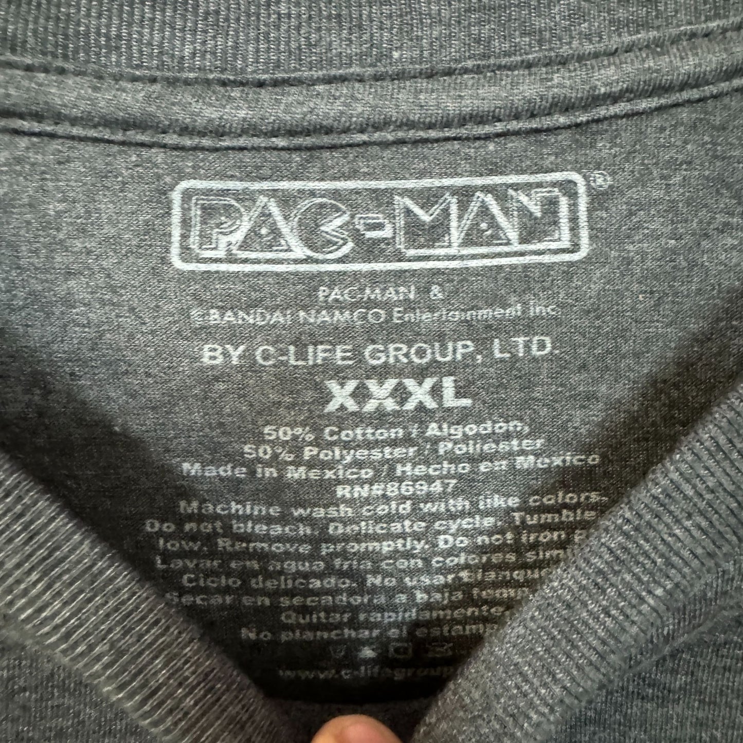 Pac-Man Logo Videogame T-shirt size 3XL