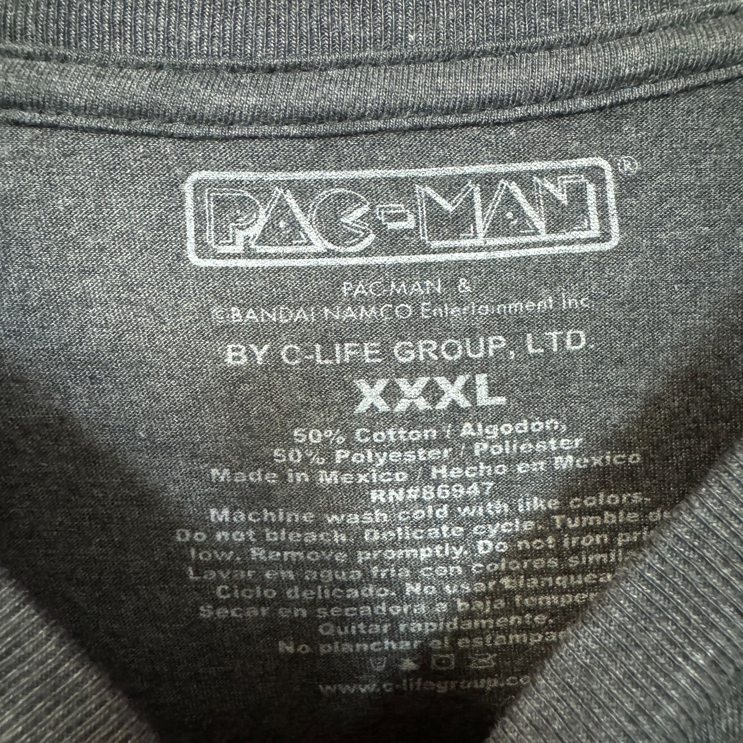 Pac-Man Logo Videogame T-shirt size 3XL