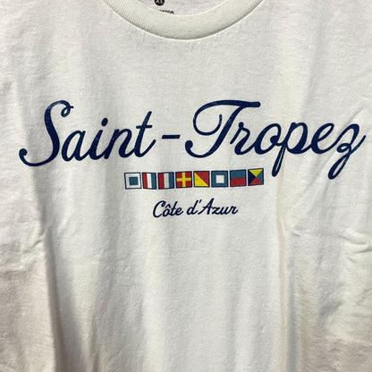 Junk Food Clothing Saint-Tropez Côte d'Azur Crop T-Shirt XL