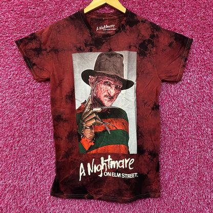 Freddy Krueger A Nightmare On Elm Street Tie Dye T-Shirt Small