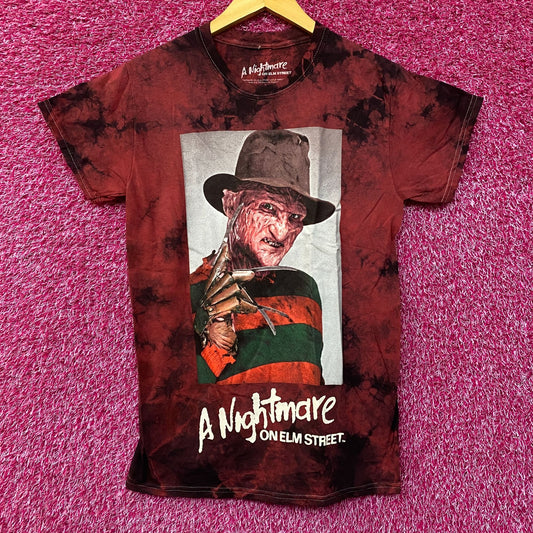 Freddy Krueger A Nightmare On Elm Street Tie Dye T-Shirt Small