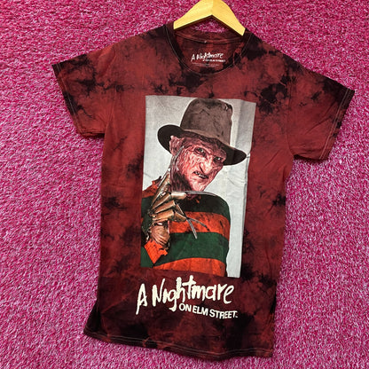 Freddy Krueger A Nightmare On Elm Street Tie Dye T-Shirt Small