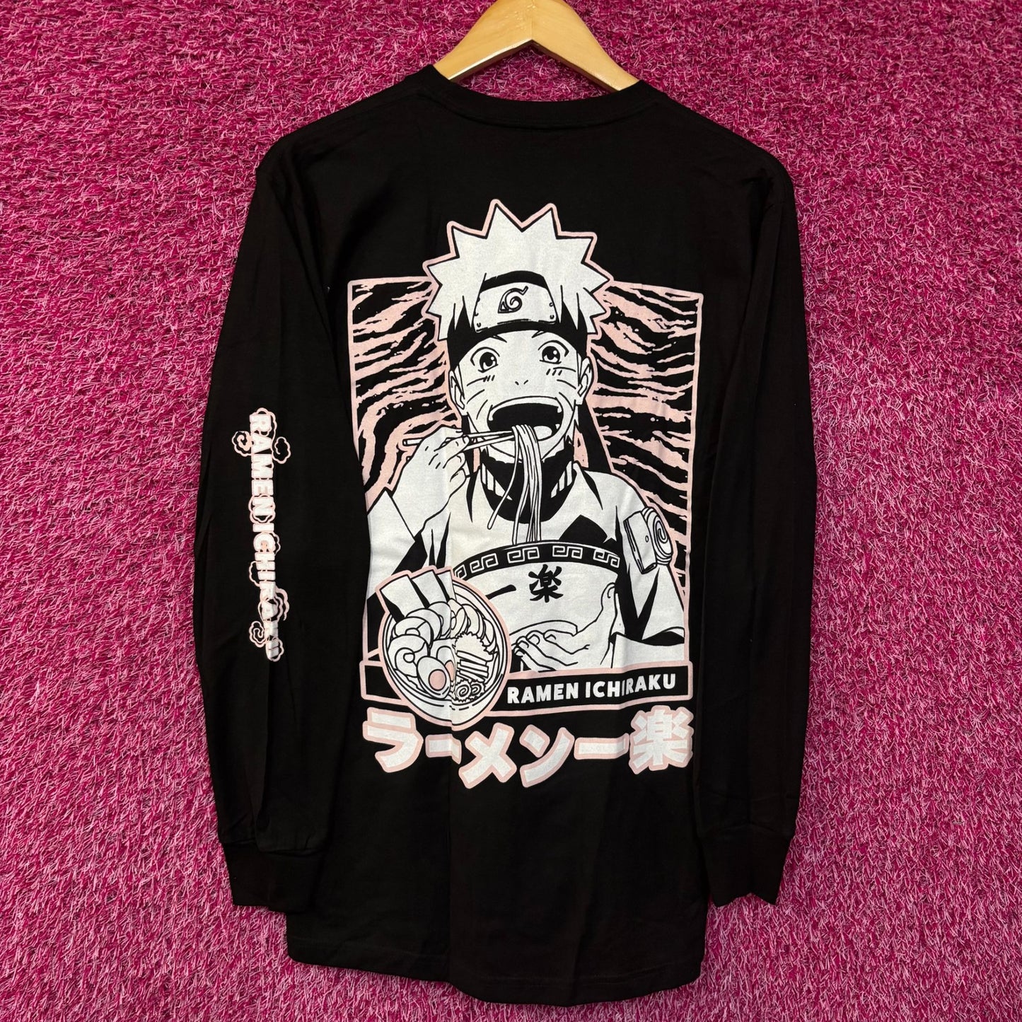 Naruto Shippuden Ramen Ichiraku Long Sleeve T-Shirt Small