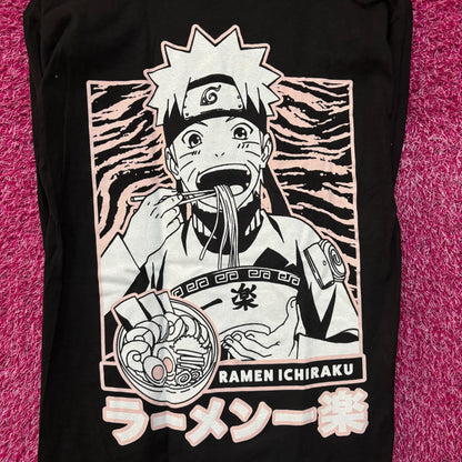Naruto Shippuden Ramen Ichiraku Long Sleeve T-Shirt Small