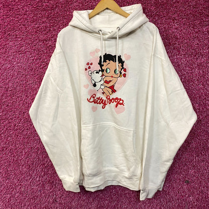 Betty Boop & Pudgy Puppy Love Animated Movie Hoodie size 2XL