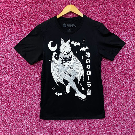 Square Apple Studios Nightcrawler Bat Girl Anime Girl T-Shirt Small