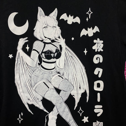 Square Apple Studios Nightcrawler Bat Girl Anime Girl T-Shirt Small