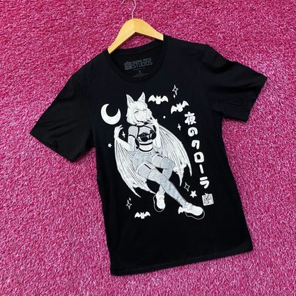 Square Apple Studios Nightcrawler Bat Girl Anime Girl T-Shirt Small