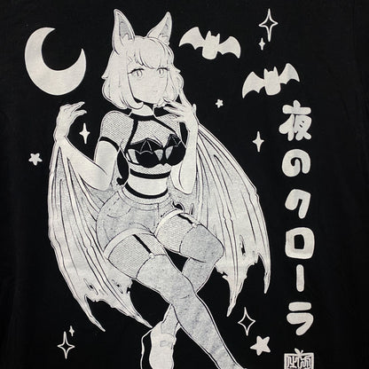 Square Apple Studios Nightcrawler Bat Girl Anime Girl T-Shirt Small