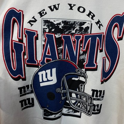 Junk Food Clothing New York Giants Conversion Flea Market Crew Fleece Sweatshirt Small