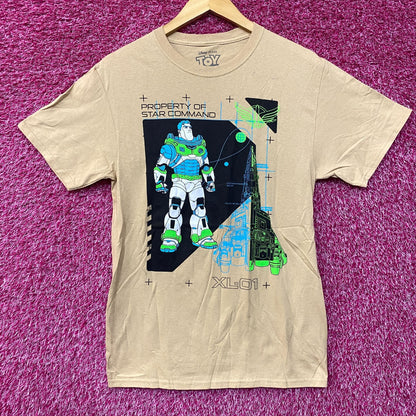 Disney Toy Story Buzz Lightyear Star Command T-Shirt Small